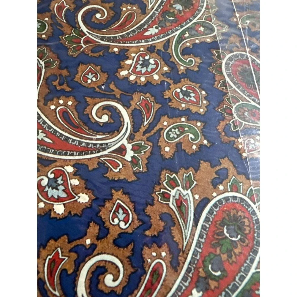 Buzza Gift‎ Wrap Paper Blue Boho All Occasion 2 Sheet Set NIP Retro Junk Journal